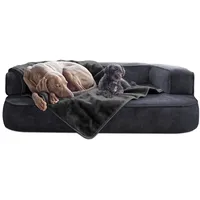 tierlando Hundedecke Lilly 75 x 50 cm grau