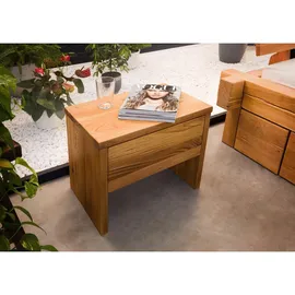 Massivmoebel24 Nachtschrank Jangali 50 x 35 x 40 cm Beige