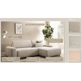 Home Affaire Eckcouch Cord 2-Sitzer Grau