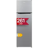 Amica DT 377 100 E Kühl-Gefrierkombination (261 l, 1440 mm hoch, Silber)