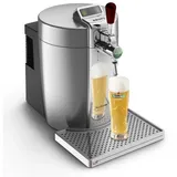 Krups VB700E00 Beertender Loft Edition Bierzapfgerät, Silber/Chrom