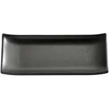 APS 83744 Tablett/Sushiboard ZEN, 22,5 x 9,5 cm, Höhe 3 cm, Melamin, schwarz, Steinoptik