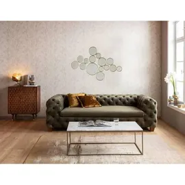 Kare Spiegel Bubbles Brass 38x93cm