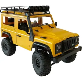 DF-Models RC-Auto Land Rover Defender 90 Crawler 4WD RTR gelb 1:12 (12609536)