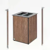 Proregal Abfallsammler 73 x 50,5 x 50,5 cm braun