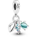 Pandora 791697C01 Charm-Anhänger Fisch, Meeresschildkröte und Muschel