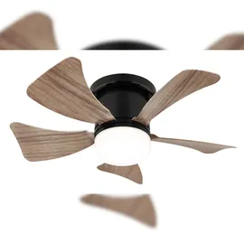 GLOBO Hines 40,6 cm Deckenventilator Schwarz