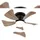 GLOBO Hines 40,6 cm Deckenventilator Schwarz