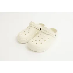 Damen und Herren Plateau Clogs - offwhite Gr. 40/41
