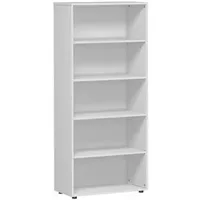 Geramöbel Flex Aktenregal 80 x 40 x 180,8 cm lichtgrau