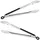 Gravidus Grillwender 2er Set Edelstahl schwarz