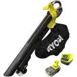 Ryobi Laubsauger + Laubbläser, OBV18-115 Akku 18 V ONE+ Brushless 7,56 m3/min 1x Akku 1,5 Ah + Ladegerät