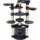 nanook shop XXL Kratzbaum 200 x 70 x 70 cm dunkelgrau