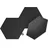 Nanoleaf Shapes Hexagons (300 lm) 2 W schwarz