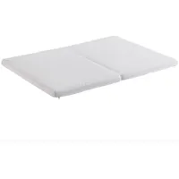 Merax Faltmatratze 140x200 cm – H3 Härte, , atmungsaktiv, faltbar auf 140x100 cm, mit rutschfestem Boden & waschbarem Bezug