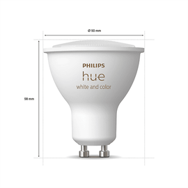 Philips Hue White and Color Ambiance GU10 4.3W (929001953111)