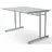 Kerkmann Schreibtisch Artline 120 cm Glas grau
