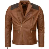 Rock Creek Lederjacke schoko M