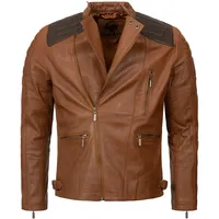 Rock Creek Lederjacke schoko M