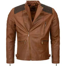 Rock Creek Lederjacke schoko M