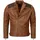 Rock Creek Lederjacke schoko M