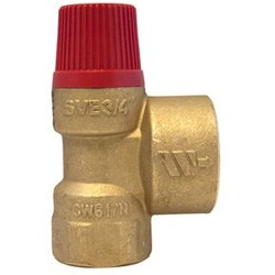 Sicherheitsventil Heizung 3/4" IG Ansprechdruck 2,5 bar
