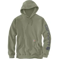 CARHARTT Sleeve Logo Hooded Sweatshirt - Hoodie, grün, Größe