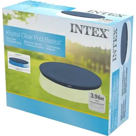 Intex Poolabdeckung blau Ø 396 cm