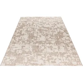 OBSESSION Teppich OBSESSION "My Tallinn 542", grau (taupe), B:80cm H:2mm L:150cm, Polypropylen, Teppiche, Teppich, Flachgewebe, modernes Design, In- und Outdoor geeignet