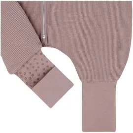 EMMA & NOAH Baby Schlafsack mit Umschlag-Füßen Lila/Pink 90