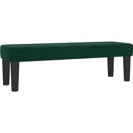 vidaXL Boxspringbett 180 x 200 cm Dunkelgrün