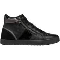 GEOX BLOMIEE D Sneaker, Black, 36 EU