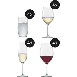Schott Zwiesel For You Gläser-Set Kristallglas 0,3 l 16-tlg.