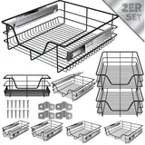 Kesser KESSER® Teleskopschublade Küchenschublade Küchenschrank ? Korbauszug ? Schrankauszug ? Vollauszug ? Schublade