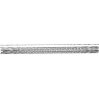 Peter Bausch GmbH & Co. KG PEBARO 134-1 - Laubsägeblätter gehärtet, spiralförmig,rund,gezahnt, Stärke 1-3, fein-grob, 12 Stück