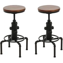 MCW Barhocker braun