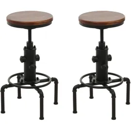 MCW Barhocker braun