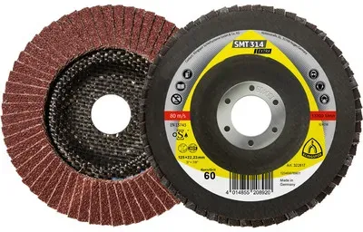 Schleifmopteller SMT 314, 125 x 22,23mm Korn 60 gewölbt, 1 Stück