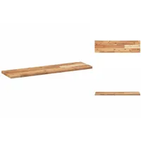 VidaXL Schweberegal 100x20x2 cm Massivholz Akazie Ölbehandelt