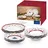 Villeroy & Boch Teller-Set rund 12 Teile rot/weiß