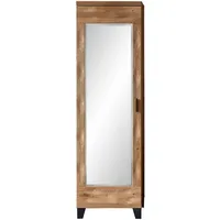 Linea Natura Garderobenschrank, Dunkelgrau, - B/H/T ca. 60,00x201,00x38,00