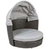 Greemotion Hundekorb mit Dach, Hundebett, Tierbett, Tiermöbel mit Dach, Hundesofa