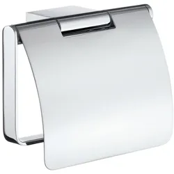Smedbo Air Toilettenpapierhalter mit Deckel AK3414, Accessoires, chrom