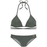 bruno banani Triangel-Bikini, Damen oliv, Gr.38 Cup A/B,