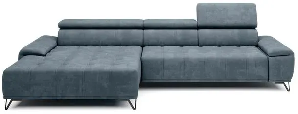 Ecksofa Palladio Stoff Ice Blue