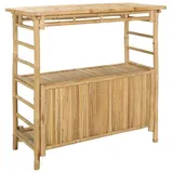 vidaXL Bartisch 110 x 50 x 105 cm Braun