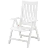Kettler Roma Multipositionssessel 62 x 68 x 108 cm weiß klappbar