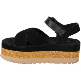 UGG Australia UGG Aubrey Ankle Strap Plateau Sandale schwarz 1167471 für Damen, schwarz, Größe 39