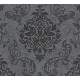 ascreation AS-Creation 3D-Panel Pop up Ornament 250 cm x 52 cm Schwarz-Grau