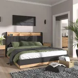 VitaliSpa Nura 180 x 200 cm Grau